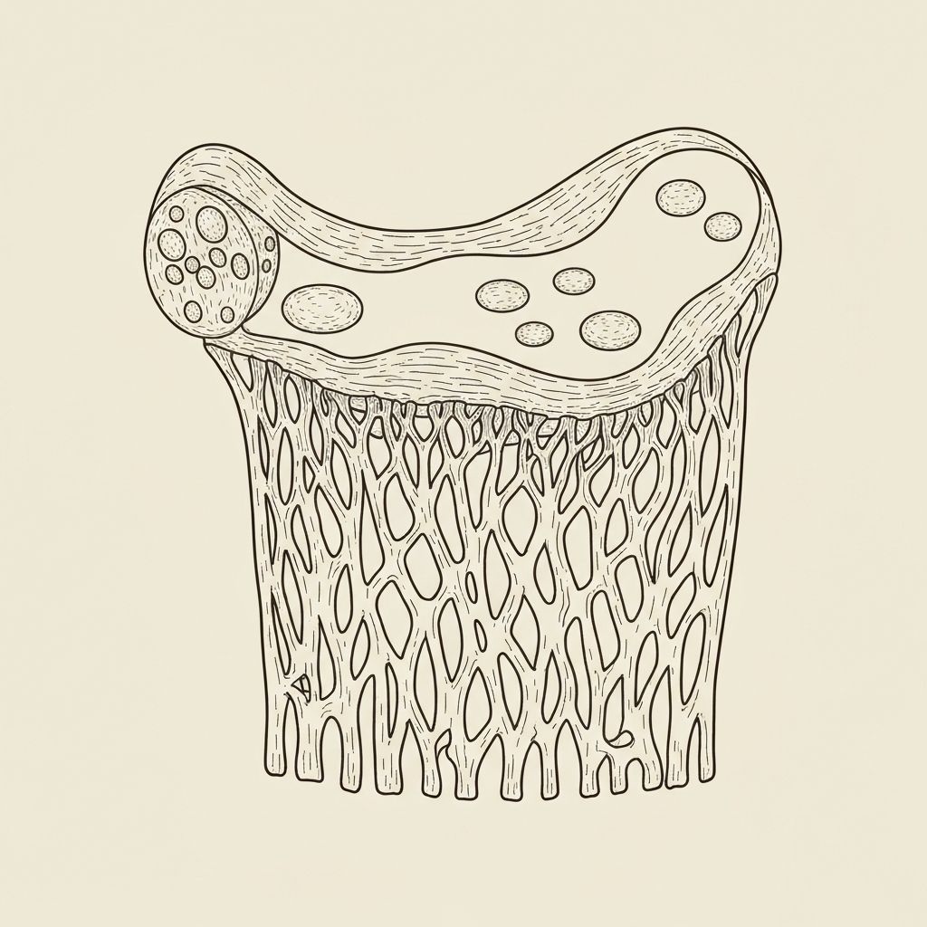 Biochemische Struktur von Knochengewebe
